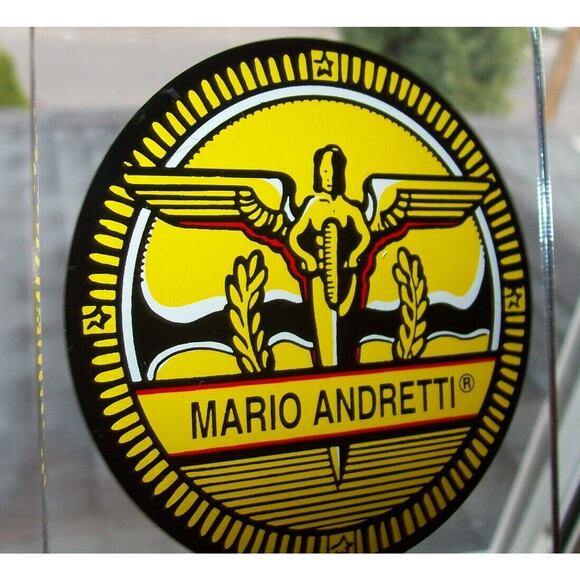 Mario Andretti Pinball Machine Original Thick Promo Plastic Coaster 1995 Vintage - Picture 1 of 2